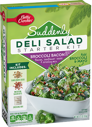 Suddenly Deli Salad Starter Kit, Broccoli Bacon - Deli Salad-image