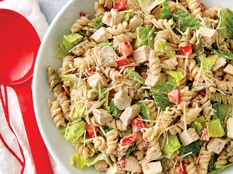 Chicken Pasta Caesar Salad