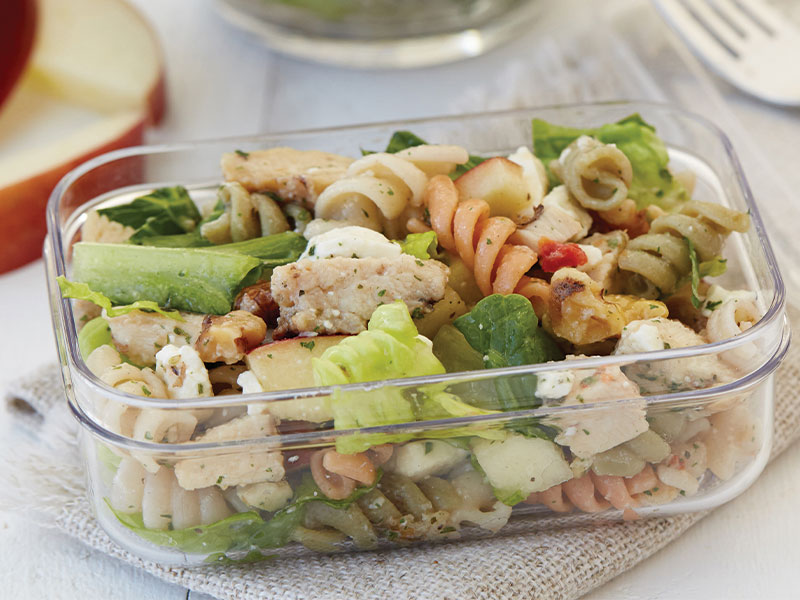 Chopped Chicken Apple Pasta Salad