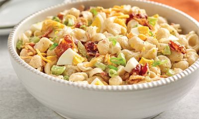 Creamy Dijon Bacon Pasta Salad