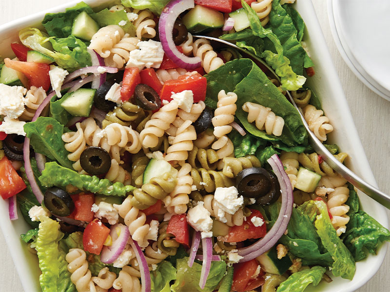 Greek Tossed Pasta Salad