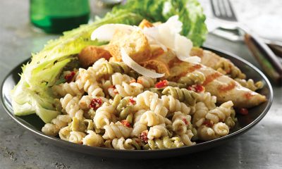 Grilled Caesar Pasta Salad