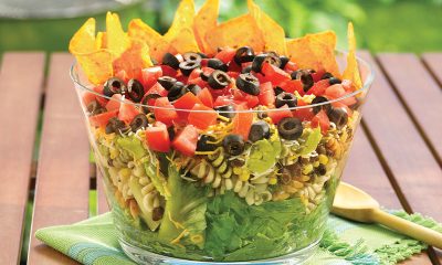 Layered Mexican Party Salad