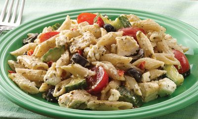 Mediterranean Chicken Pasta Salad