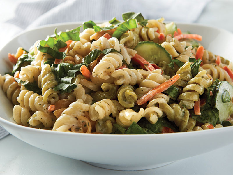 Ranch Spinach Pasta Salad