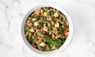 Asiago Cheese Chickpea Pasta Salad