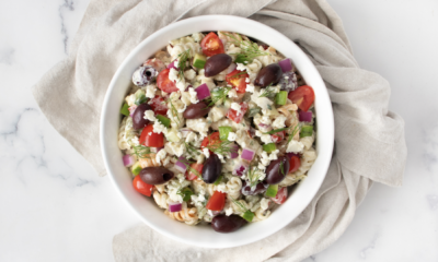 Greek Tzatziki Pasta Salad