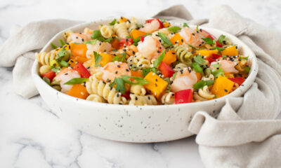 Thai Shrimp and Mango Pasta Salad