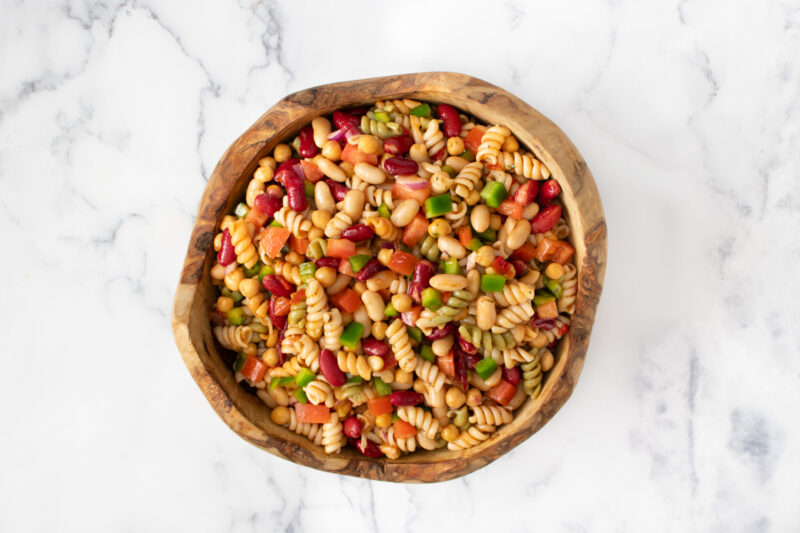 Three Bean Pasta Salad