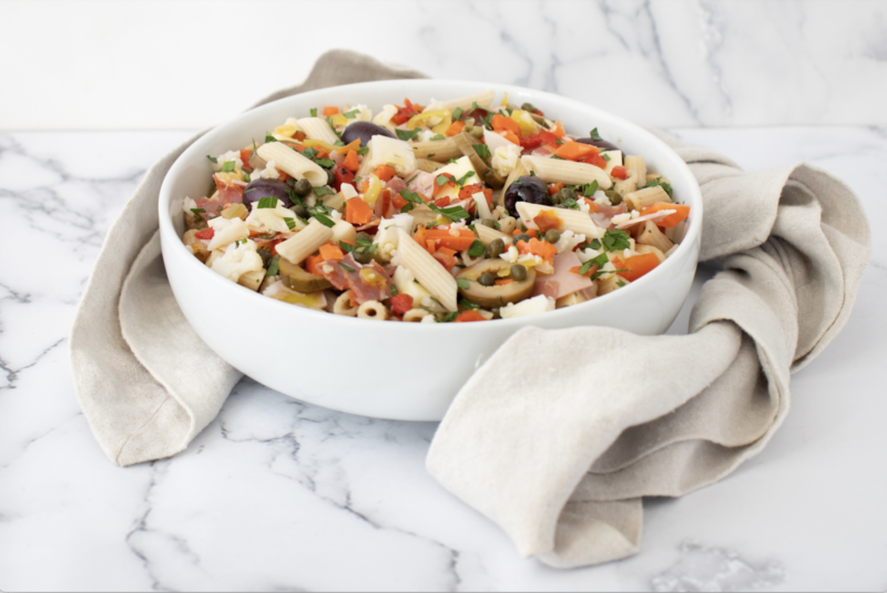 Muffaletta Pasta Salad