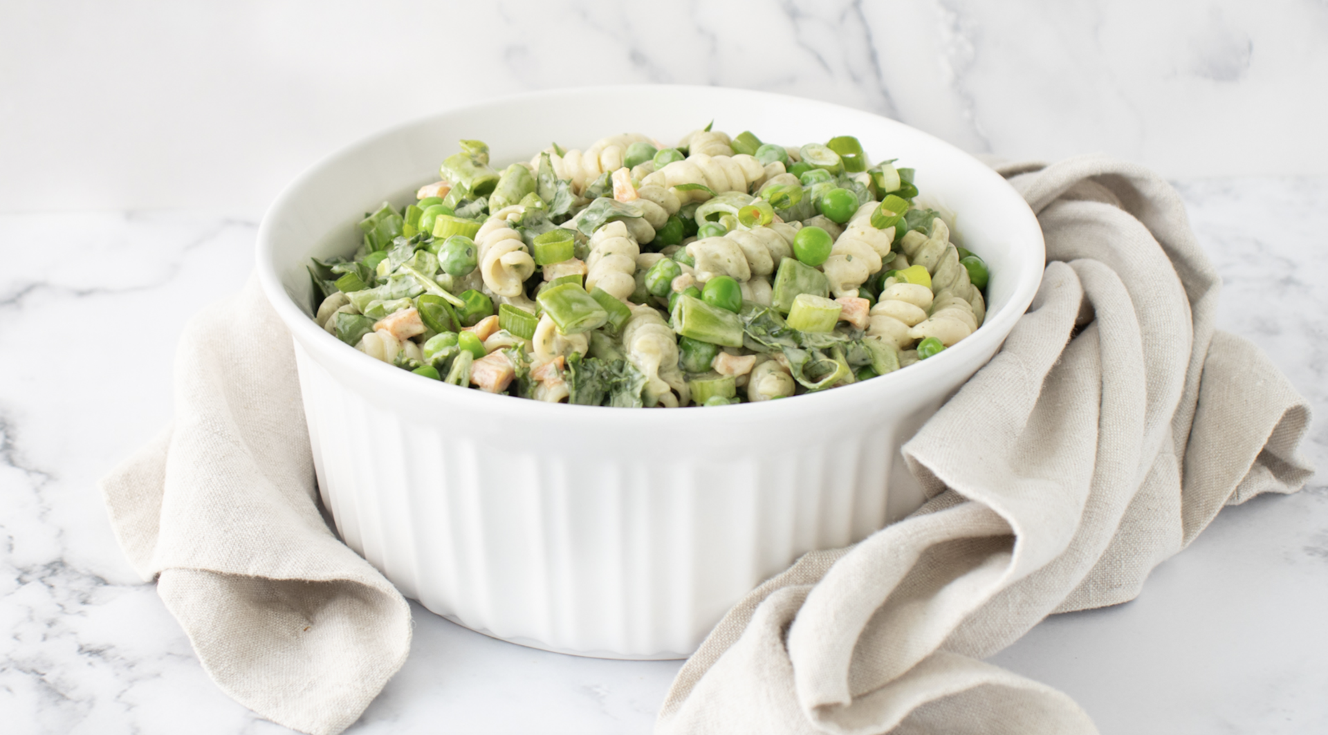 Super Green Goddess Pasta Salad Recipe - Suddenly Salad