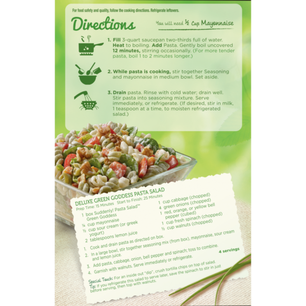 Suddenly Pasta Salad™ Sweet Basil Basil Pasta Salad